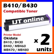 2x Compatible OKI B410 B410dn B420 B420dn B430 B430dn B440 MB460 MB470 MB480 Laser Toner Ink 410 410