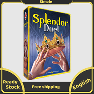 Splendor Duel เกมกระดานเกมปาร์ตี้เวอร์ชั่นภาษาอังกฤษสำหรับครอบครัว