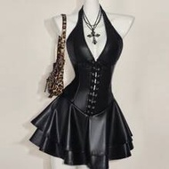 Women's Y2k Fashionable Gyaru Concert Women Outfit Club Party Festival Rave Outfit Y2k Going Out Cro