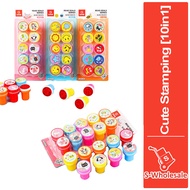 S-Wholesale Cop Ganjaran Cute Stamping Colorful Fun Reward Stamp Toys Kid Cartoon Chop Encouragement