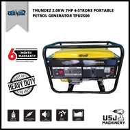 Thundez 2.2KW 7HP 4-Stroke Portable Petrol Generator TPU2500 | 6 Months Warranty