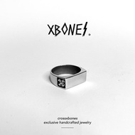Xbones ring, crossbones jewelry, ring for men, ring for woman