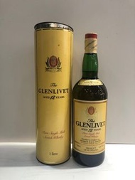 舊版絕版Glenlivet 12 y.o Single Malt Scotch Whisky 1000ml  43%