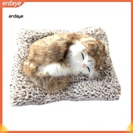EYD- Simulation Sleeping Cat Plush Bamboo Charcoal Doll Car Dashboard Decoration