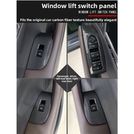 MAZDA 3 CX30 CX-5 CX-8 Carbon Fiber Decoration Switch Panel Frame Gear Shift Panel Frame Cover