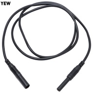 YEW 1/2pcs Male-to-Female Banana Plug, 4mm CATII 1000V /32A Max Meter Test Lead Extension, Red&black