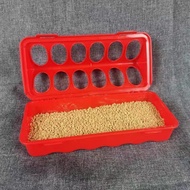 Rutin Chicken Feeder 20cm Quail Feeder Chicken Feeder for Chicks Anti-Floating Feeder Anti-Spill Fee