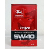 FULLY SYNTHETIC 5W40 Engine Oil Minyak Hitam Wolver (Germany) Ultratec MADE IN GERMANY