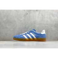 adidas originals GAZELLE INDOOR suede Low cut board shoes for both men and women blue