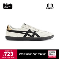 Onitsuka Tiger鬼塚虎男女款复古德训鞋轻便透气运动休闲板鞋TOKUTEN 1183B938 白色/黑色 42