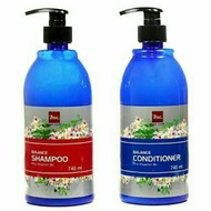 🚿Bsc Hair Care Balance Shampoo+Conditioner บีเอสซี แฮร์ แคร์ แชมพู-คอนดิชั่นเนอร์ ครีมนวด บำรุงผม ขวดน้ำเงิน BSC