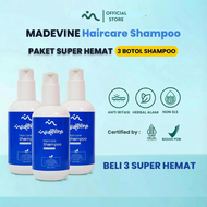 MADEVINE Shampoo Perawatan Rambut (3 pcs)