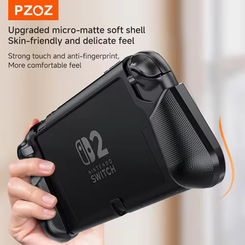 PZOZ Holder Case For Nitendo Switch 2 OLED Case Removable Handle Holder Protective Cover Pluggable D
