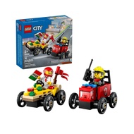 LEGO City 60458 Pizza vs. Fire Truck Race Car Pack