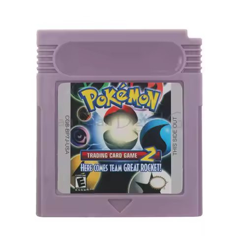 pokemon Trading Card 2 GBC Game Cartridge 16 Bit Video Game Console Card English Language USA Versio