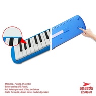 Alat Musik Pianika Set Selang Tas Speeds LX 049-1 Original - Merah