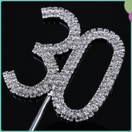 Decoration Cupcake Toppers 30 Decorations 30th Birthday Anniversary Glitter Wedding  shaoyipinke