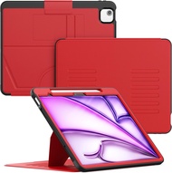 Shockproof Strong Magnetic Stand Case for iPad Air 13 inch 2025/2024 (M3/M2) A2898 / A2899 / A2900 w
