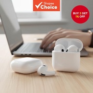 Pro 4 Tws Bluetooth Wireless In-Ear Earbuds Noise Cancelling Headset  Fon Telinga Tanpa Wayar Blueto