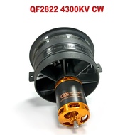 QX-Motor 64 มม.EDF 12Blade พัดลม CW CCW พร้อม QF2822 มอเตอร์ไร้แปรง 2100KV 2300KV 3300KV 4300KV สําห