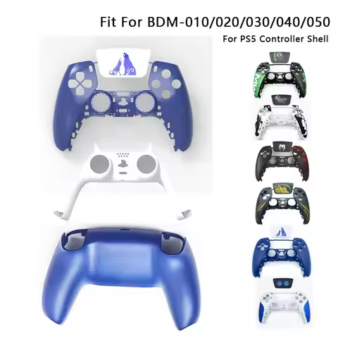 For PS5 Controller Shell Limited Robot God of War Touchpad Gamepad Cover Replacement Front Back Plat