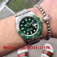 Rolex Submariner Green Water Ghost Series Upgraded Version 5 Beads Steel Band Men's Mechanical Watch