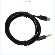 YAAN 3 5Mm to Type C Flexible PVC Sound Cord for 1000XM4 1000XM4 Headphones 1 5M