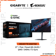 GIGABYTE MO27Q2 Gaming Monitor (จอมอนิเตอร์) | 27" QHD | QD-OLED | 0.03ms | 240Hz | G-Sync