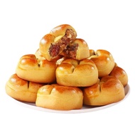 Media ขนม Pastry Red dates and walnuts cake 280g/bag Delicious and nutritious Breakfast snack ขนมวอล