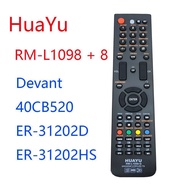 UNIVERSAL RM-L1098 8 TV LCD Remote Control For Devant ER-31202D 31202HS 40CB520 LED R