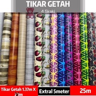 Tikar Getah 25m x 1.37m (4.5 kaki) PVC Vinyl Carpet Flooring Rug Mat Home Decor Canopy Karpet Velvet Toto Khemah Kanopi