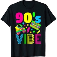 Hot selling men's T-shirts 90s Vibes 90s Fashion Theme Clothing 90s Party T-shirt