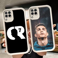 Soft Casing for Samsung M04 A04E A05 A12 A04 F04 J2 A06 A07 A22 J7 Prime Pro 5G White Q77 CR7 Ronald