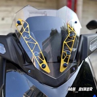 YAMAHA XMAX Windshield Cover XMAX v2 Visor Bracket Windshield XMAX250 V2 Tanduk Decoration Guard XMA