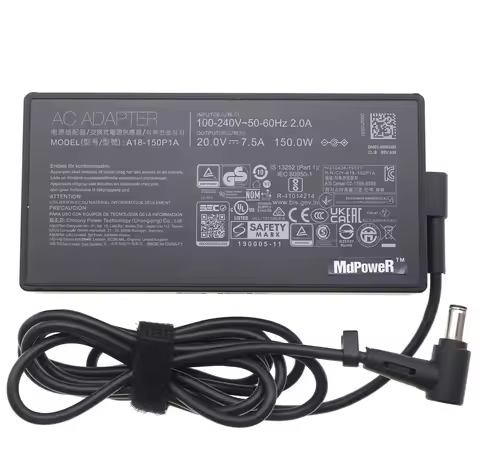 6.0*3.7mm 20V 7.5A A18-150P1A 150W AC Adapter For Asus TUF Gaming F15 FX506LH-AS51 FX505D FX705GT RO