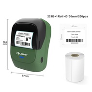 Clabel 221B Label Printer Wireless Bluetooth Thermal Sticker Printer No Ink Mini Portable Printer