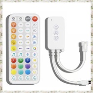 (MEFO) Tuya WiFi SPI LED Controllerfor Home IR44 Keys Remote for WS2811 WS2812 FCOB RGB IC Addressab