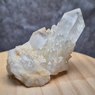 •光之漩• 天然白水晶簇 水晶原礦