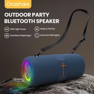 Orashare BS23 30W Portable Wireless Speaker Bluetooth 5.3 Deep Bass TWS Outdoor Party Speaker