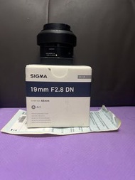 完美無瑕 全套有盒 香港行貨 Sigma 19 19mm F2.8 DN Sony E Mount