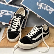 Giày Vans Vault Old Skool Nam Nữ Bản Cao Cấp. Giày Vans Đen Vạch Trắng Nam Nữ Phổ Thông Basic