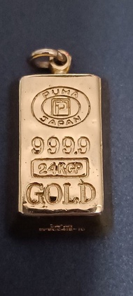 PUMA Japan 999.9 金條造型吊墜