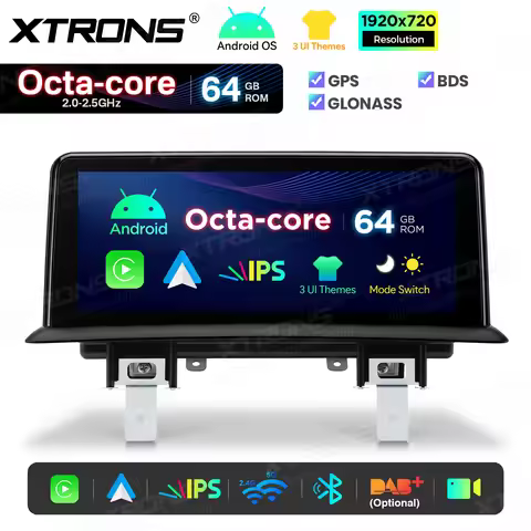 XTRONS 10.25" 2+64G Android Car Radio For BMW 1 Series E81 E82 E87 E88 IPS Car Multimedia Player Wit