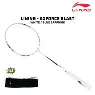 NewBadminton Racket lining Axforce Blast White Blue Sapphire