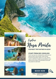 Open Trip 3D2N Nusa Penida Island Bali