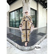 P.534 KAFTAN CORAK HARIMAU