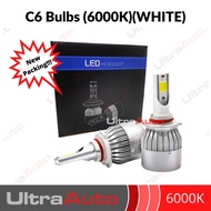 2PCS LED COB White Colour 6000K H1 H3 H4 H7 H8 H11 9006 Car Headlight Headlamp Bulbs Fog Lamp