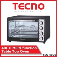 [1 Year Agent Warranty] Tecno TEO 4800 48L 6 Multi-function Electric Oven