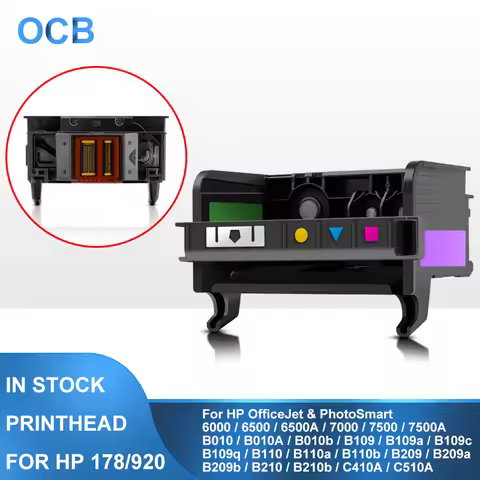 CN643A CD868-30001 For HP 920 920XL 178 178XL Printhead Print head For HP 6000 6500 7000 7500 B010b 