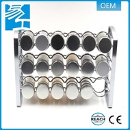 Kitchen Seasoning Rack 18 High-Quality Metal Grid Shelf Spice NT8O